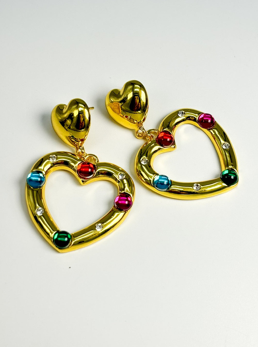 Haute Couture Radiant Heart Earrings