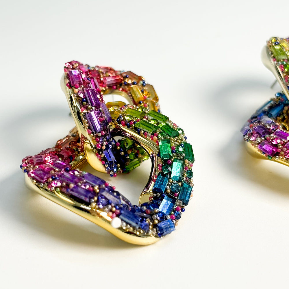 
                      
                        Haute Couture Twisted Rainbow Earrings
                      
                    