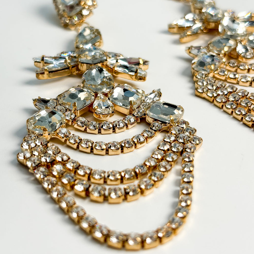 
                      
                        Glamorous Grande Chandelier Earrings
                      
                    