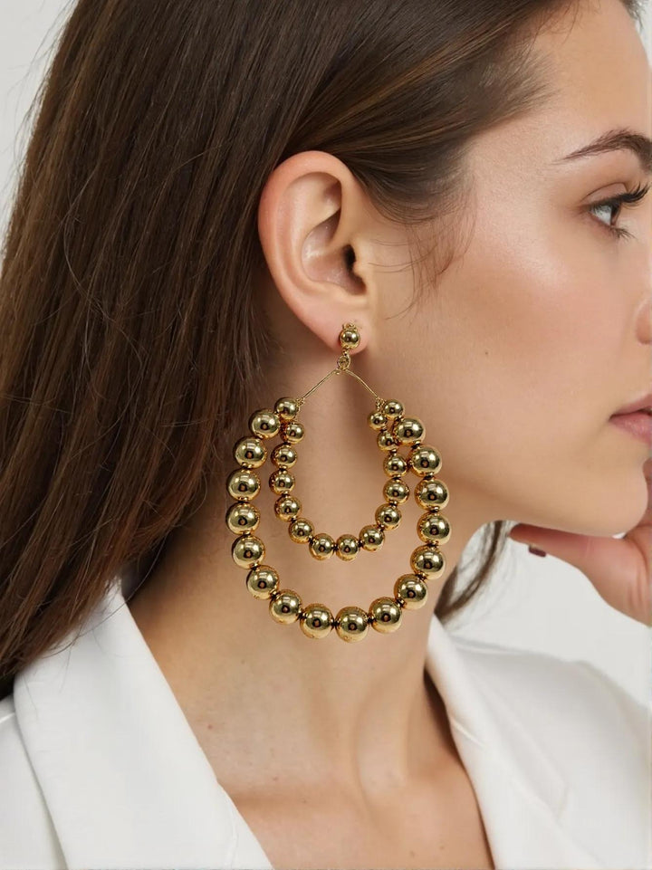 Haute Couture Tear-Shaped Chandelier Earrings